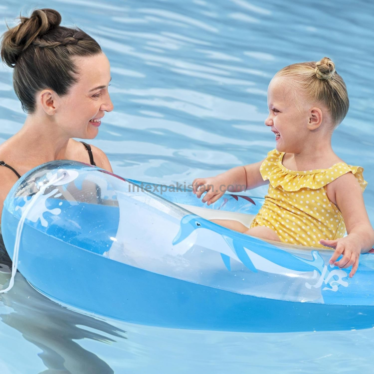 Bestway Floating Friends Kids Inflatable Boat (102cm x 69cm ) For 3-6 Years Or 30Kg Max.