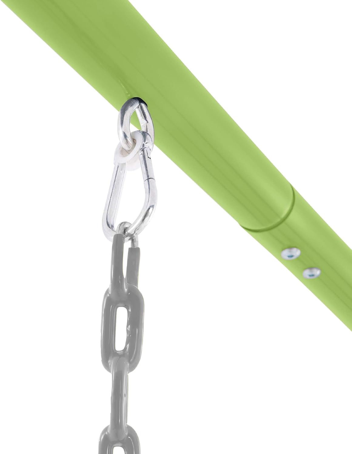 Intex 44133 – Two-Seat Swing with Swing Nest, Steel, Green and Blue, 343 x 235 x 200 cm