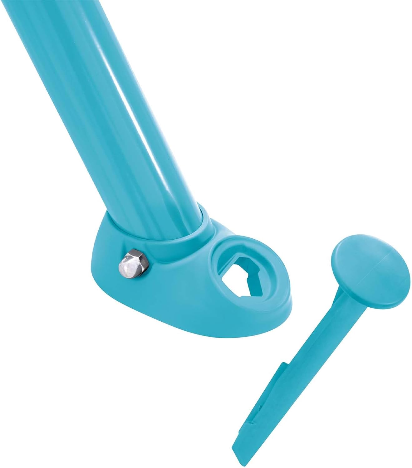 Intex 44133 – Two-Seat Swing with Swing Nest, Steel, Green and Blue, 343 x 235 x 200 cm