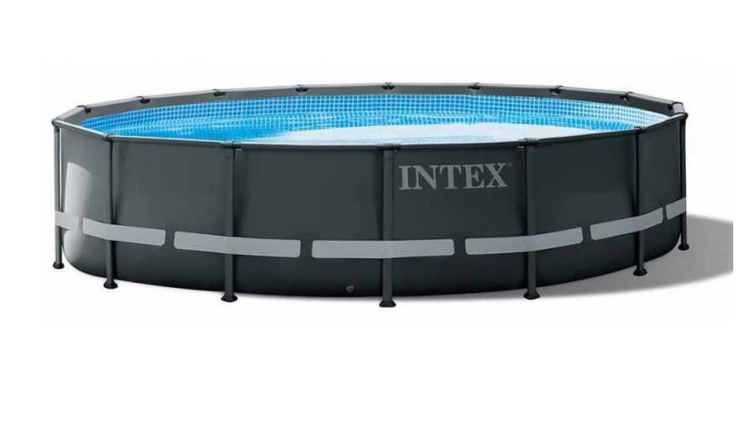 INTEX Ultra XTR Frame Pool Set 18ft x 52" ( 549cm x 132cm ) With Sand Filter Pump , Ladder, Pool Cover Ground Cloth