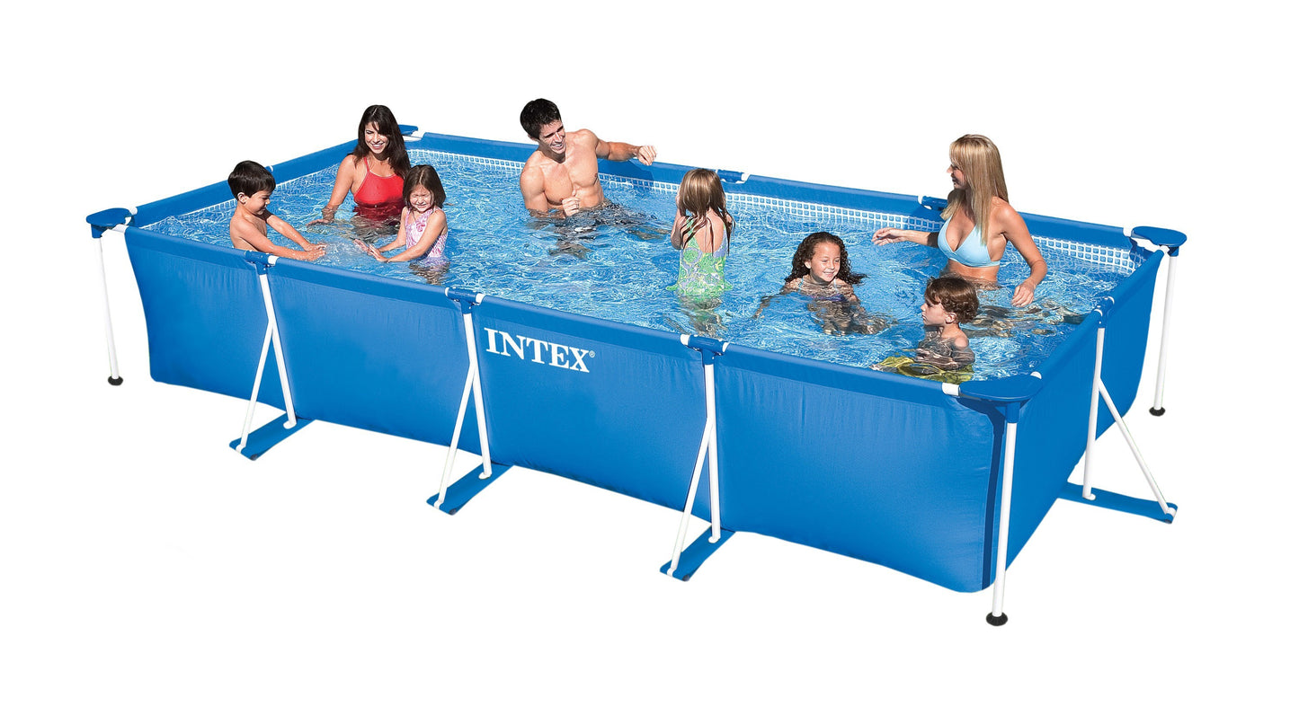 INTEX 14'7" X 7'2" X 33" MetalFrame Rectangular Pool ( 4.5m X 2.2m X 0.84m )