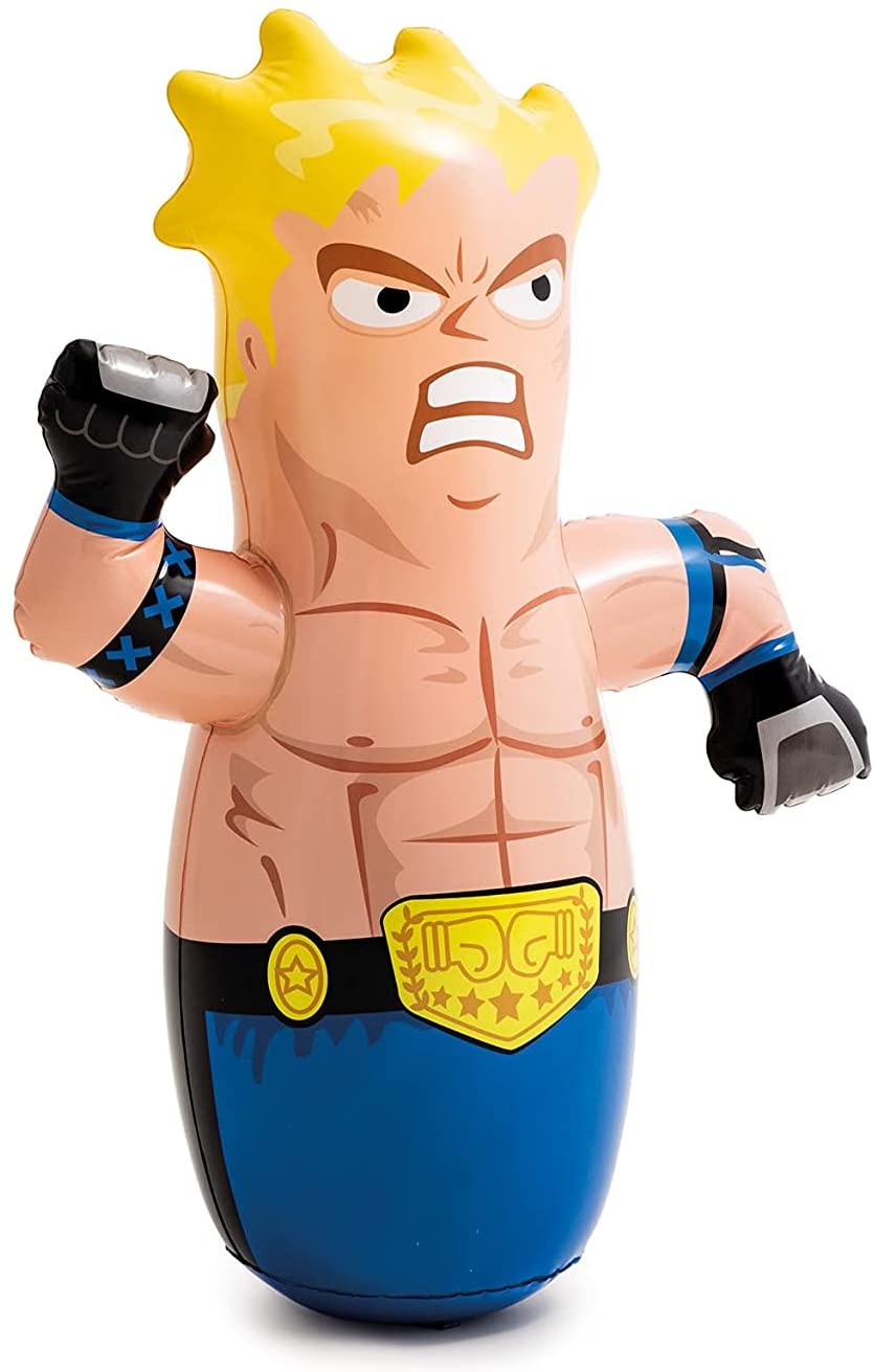 INTEX Fighter 3-D Bop Bags Designs Boxing Punch Bag