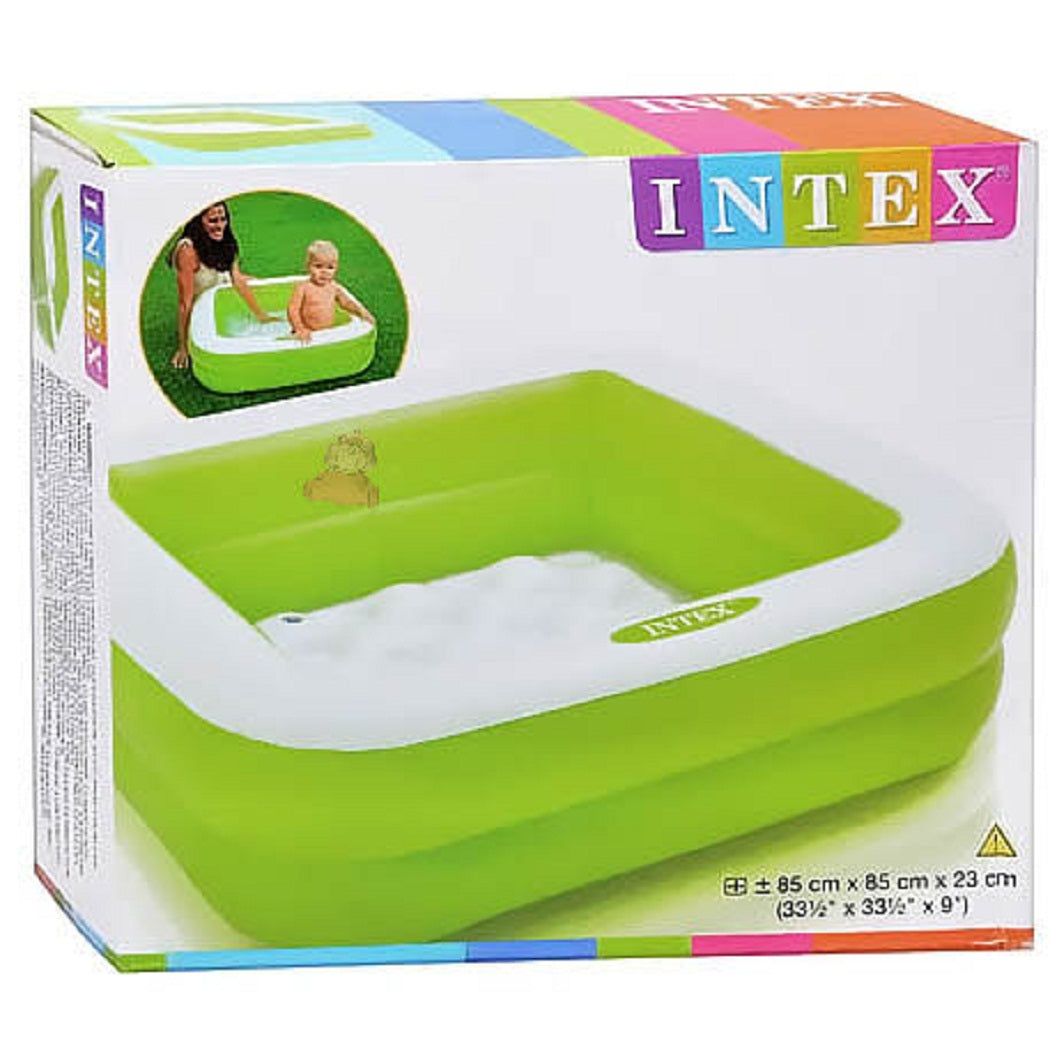INTEX 33.5" X 33.5" X 9" Play Box Baby Pool Square