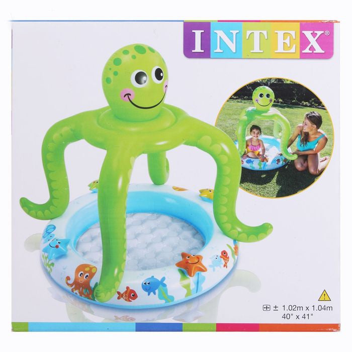 Intex Smiling Octopus Shade Baby Pool ( 40" D x 41" H )