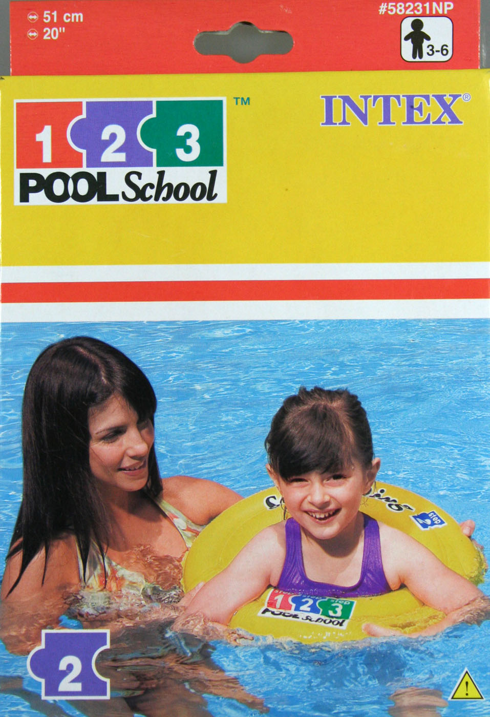 INTEX DeluxeSwim Ring Pool School ( 20" )