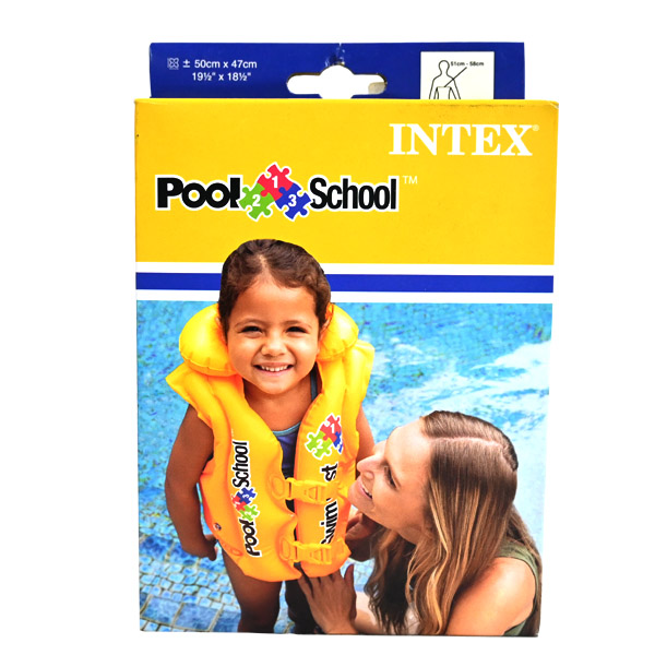 INTEX Deluxe Swim Vest Pool School Step 2 Ages 3-6 Years
