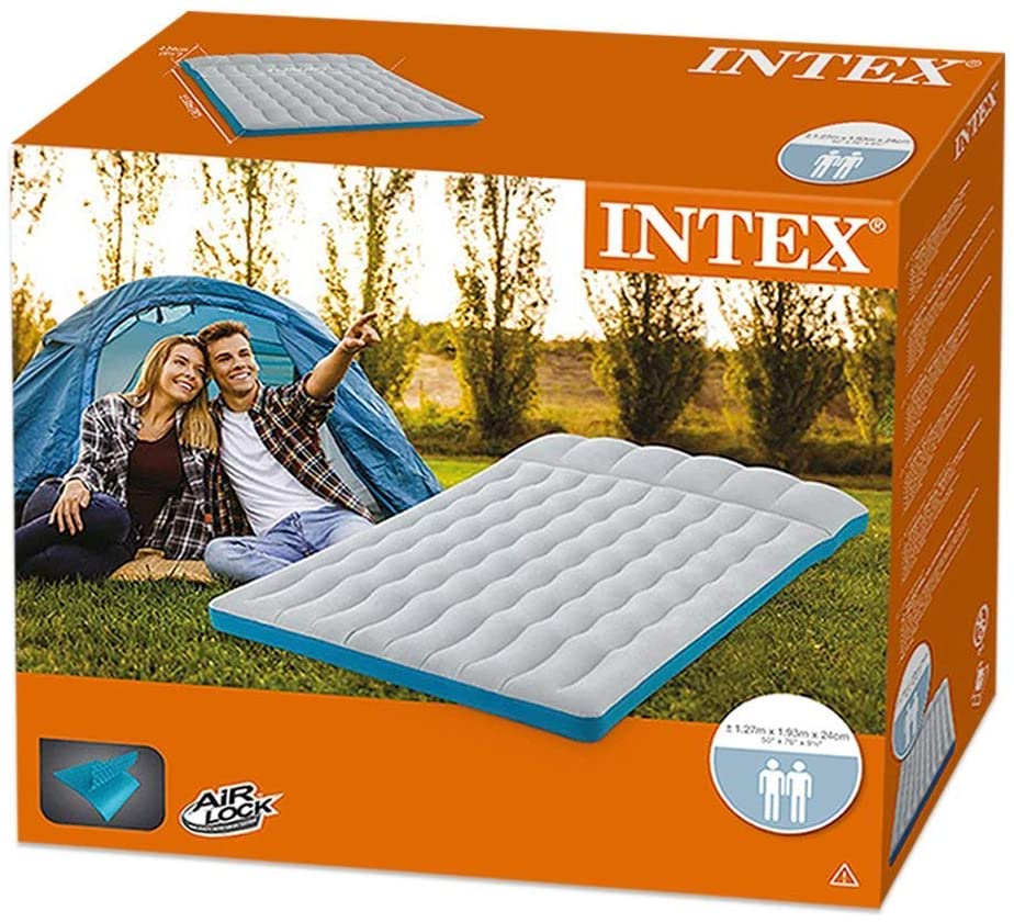 INTEX Airbed (76" x 50" x 9.5") Downy Full Size Camping Mattress