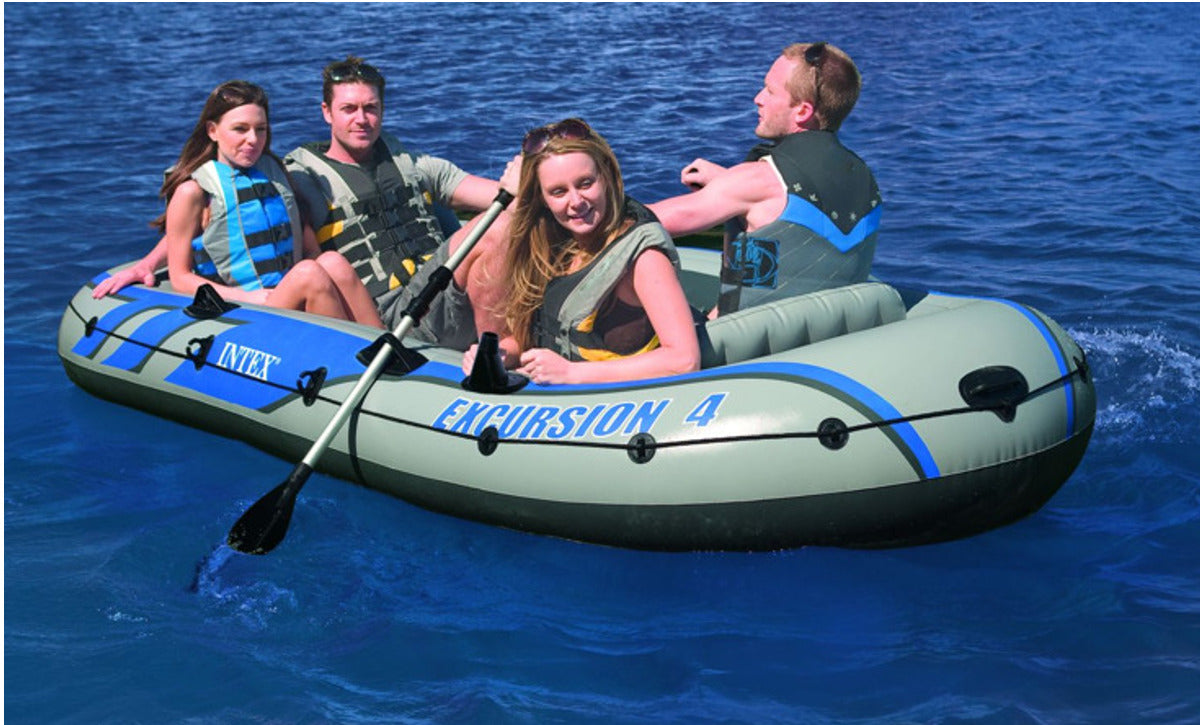 INTEX Excursion 5 Boat Set for 5 Persons 455 Kg ( 144" x 66" x 17" )
