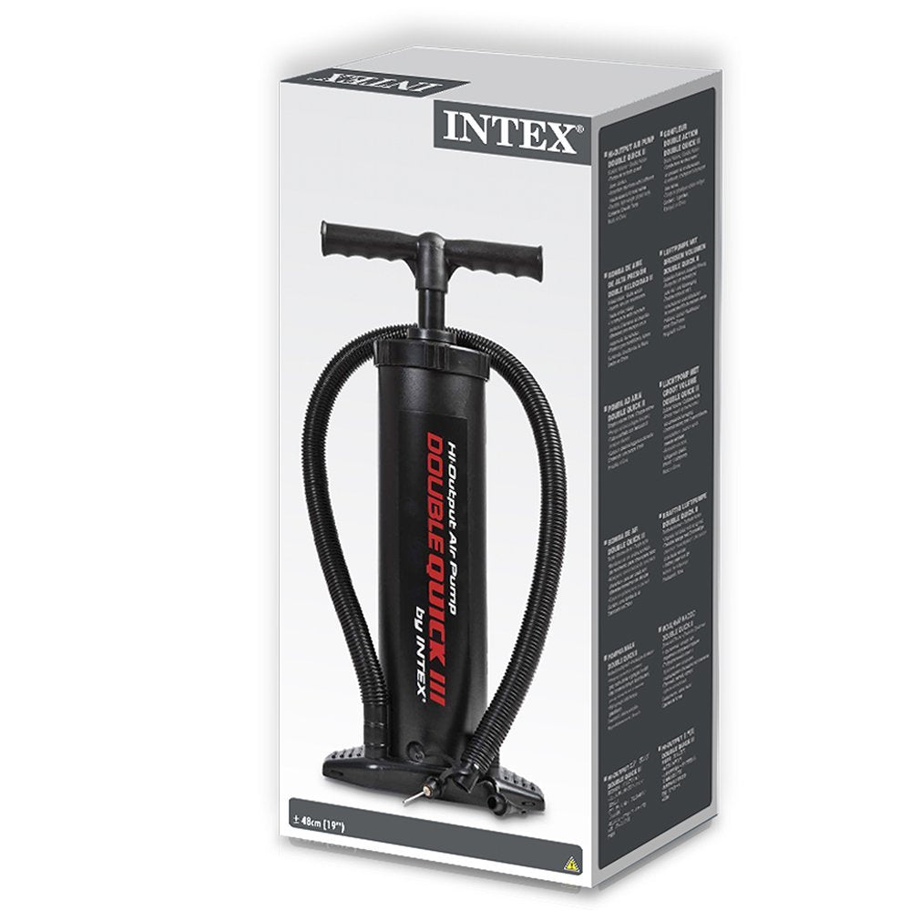 INTEX Hi-Output Air Pump Double Quick III Hand Pump (48CM)
