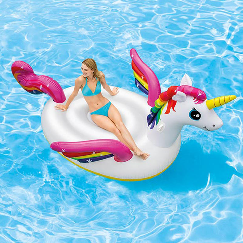 INTEX Mega Unicorn Island (113'' x 76'' x 65'' ) L x W x H