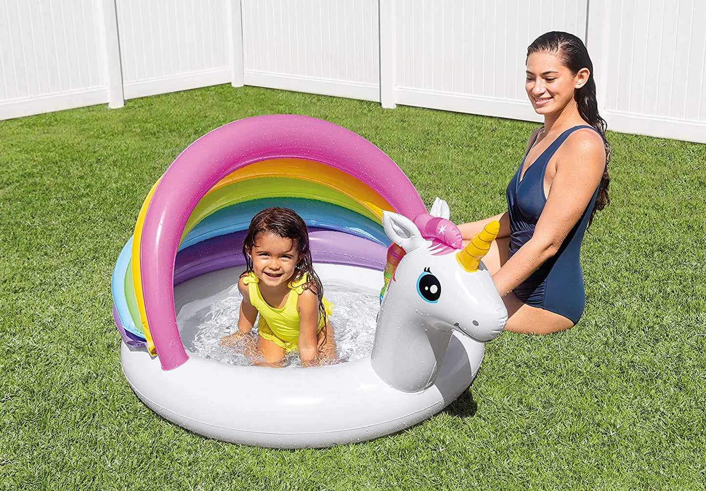 57113 INTEX Unicorn Baby Pool (39.37" x 106.3" x 96.46")