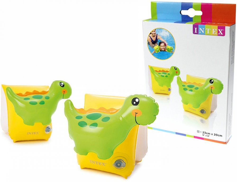 INTEX Dinosaur Arm Bands ( 9" x 8" )