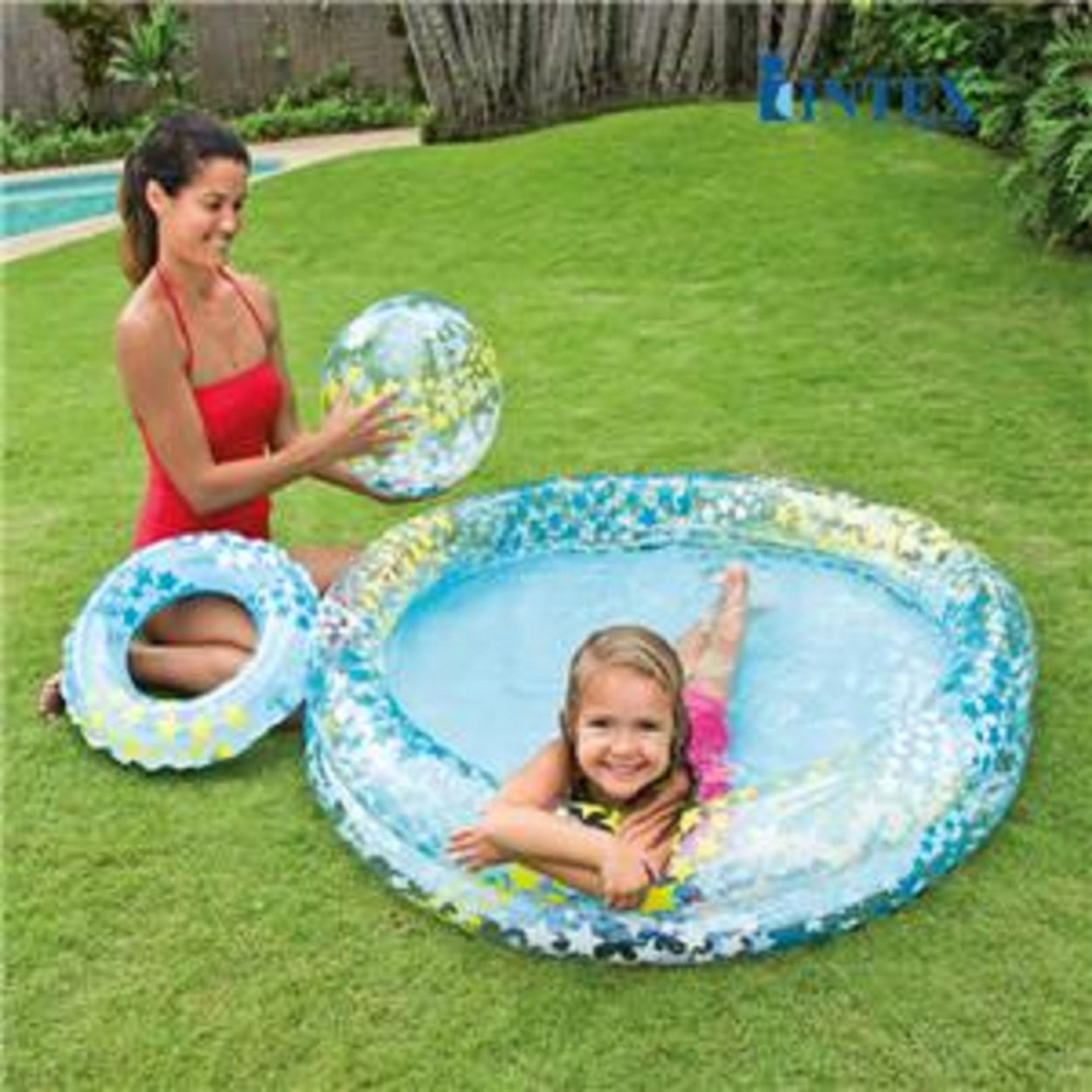 INTEX Stargaze Pool Set ( 48" x 10" ) With Ball And Tube