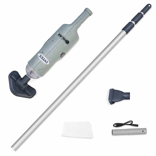 Intex Rechargeable Handheld Vacuum Hot Tub Spa Pool Pump Debris Cleaner