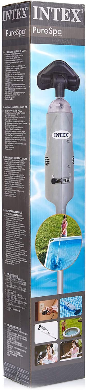 Intex Rechargeable Handheld Vacuum Hot Tub Spa Pool Pump Debris Cleaner