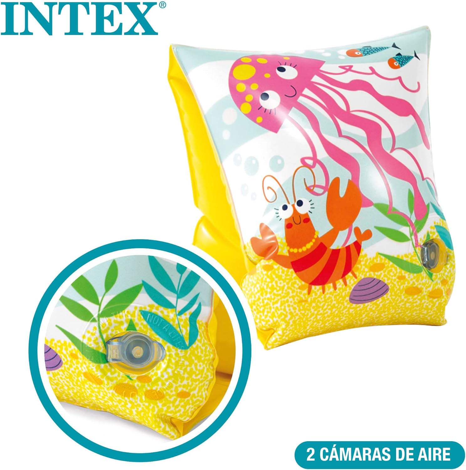 Intex Under The Sea 56666EU Uninflated Bangle, 23 cm x 15 cm (56666EU), Multi-Colour