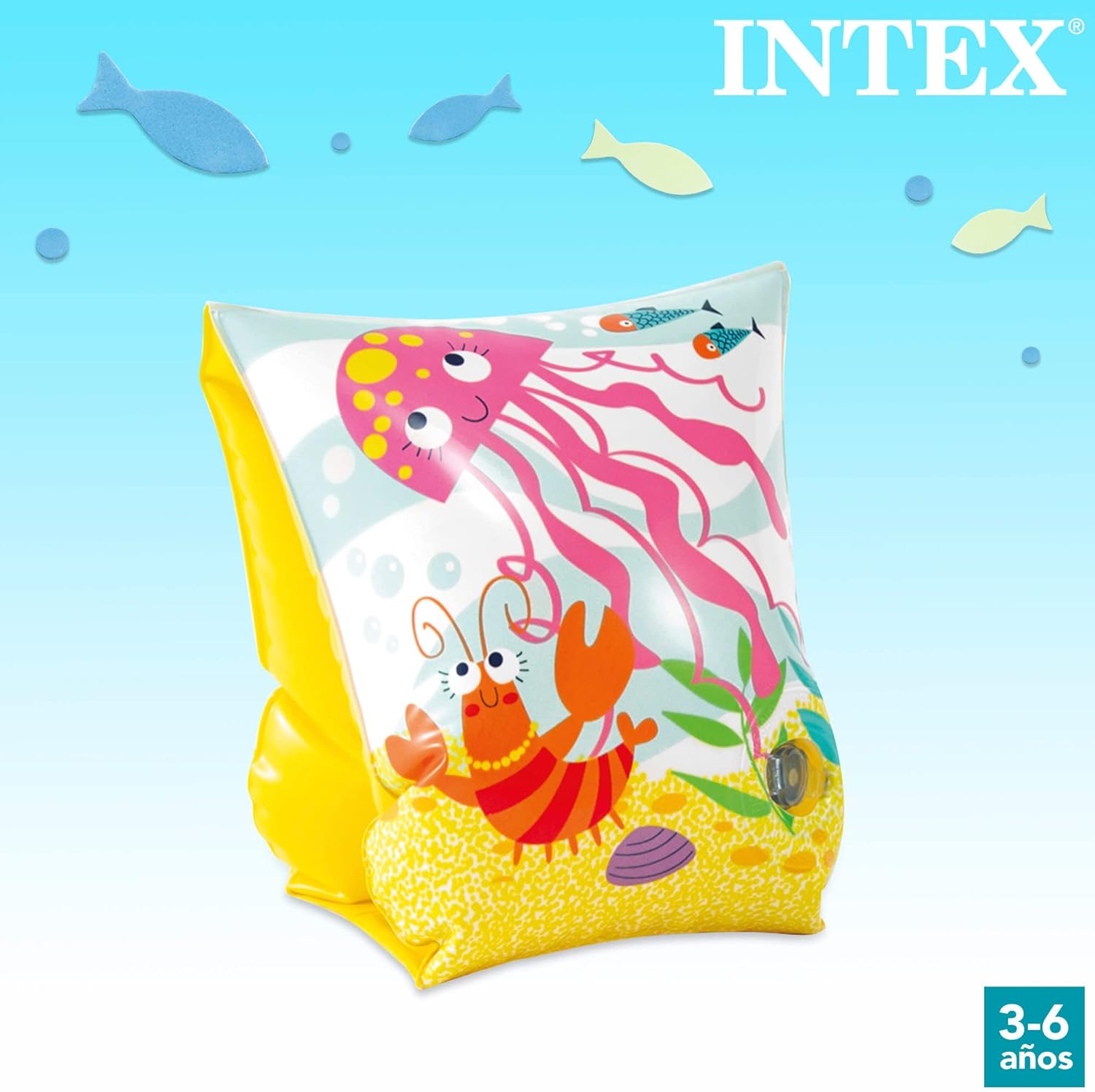 Intex Under The Sea 56666EU Uninflated Bangle, 23 cm x 15 cm (56666EU), Multi-Colour