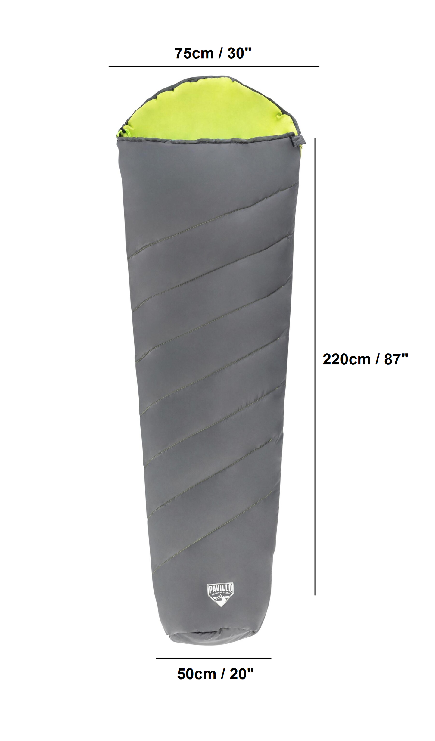 BESTWAY HIBERHIDE 10 SLEEPING BAG 75cm x 220cm (30" X 87")