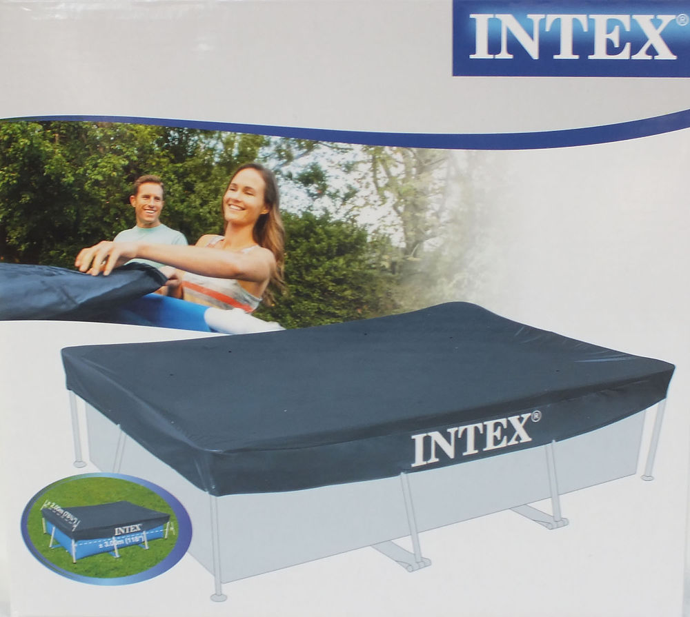 INTEX Pool Cover Rectangular Frame ( 118" x 79" ) (3.00m x 2.00m)