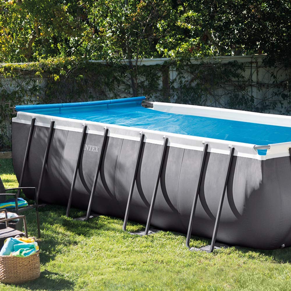 INTEX Pool Solar Cover Reel For Rectangular Frame Pool Width 9' - 16' (2.74m - 4.88m)