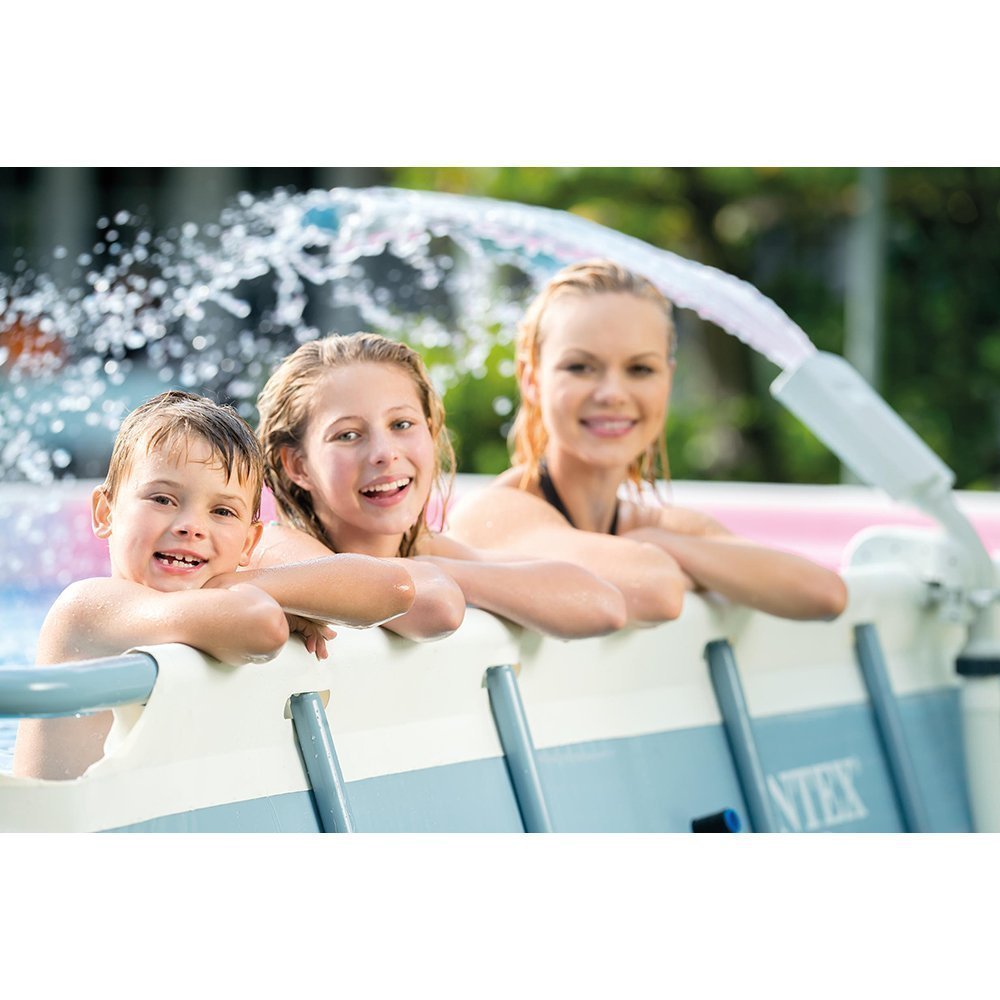 INTEX Multi-Color Led Pool Sprayer 4 Bright Color White, Red, Blue and Green Hydroelectric Power
