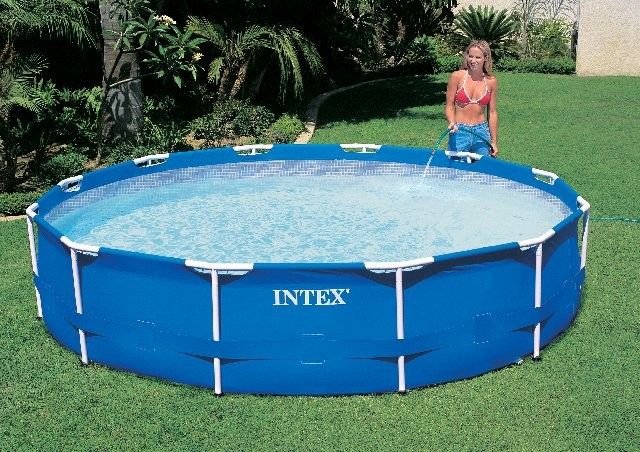 INTEX ( 12' x 30" ) Metal Frame Pool With Water Filter Pump Type "A"