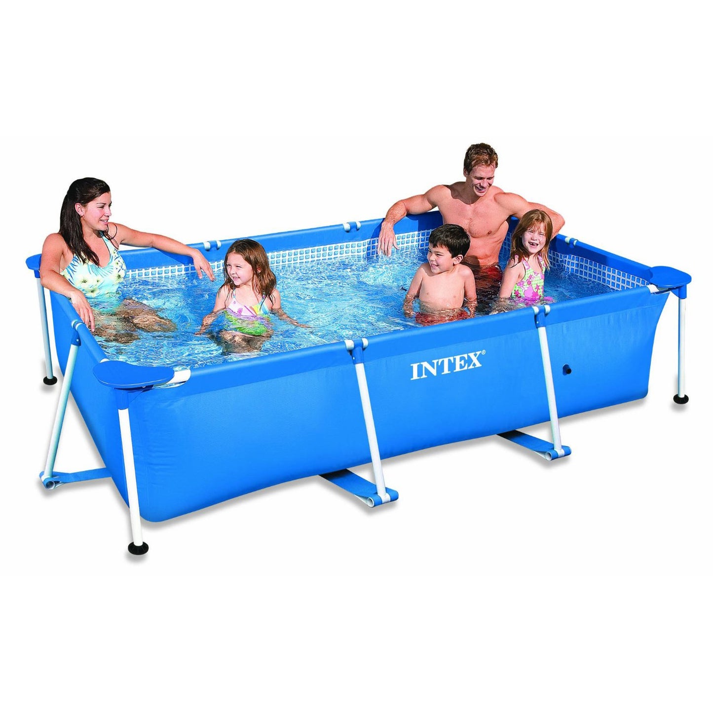 INTEX Small Frame Rectangular Pool ( 7ft.2"X 4ft.9" X 1ft.9" )
