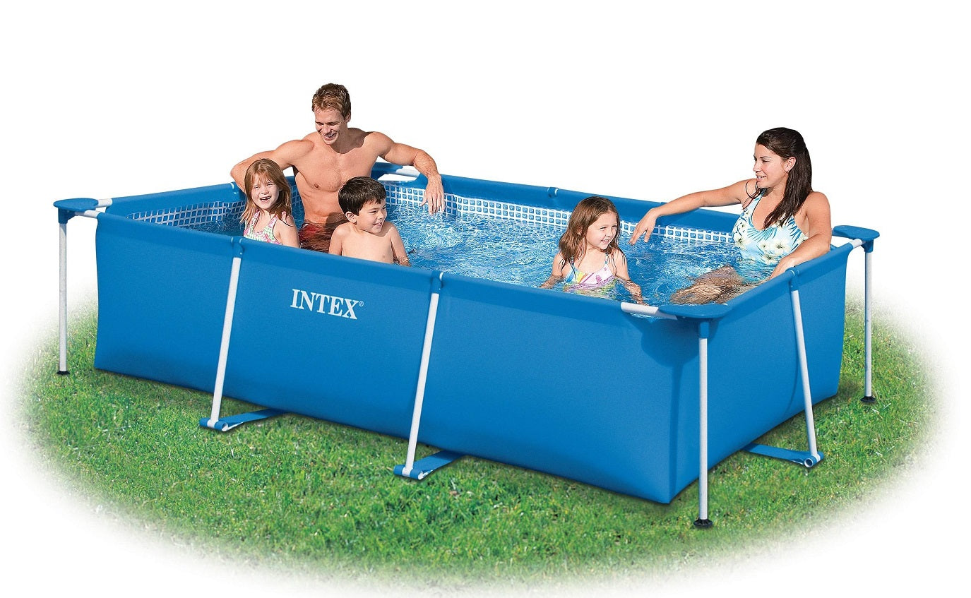 INTEX Small Frame Rectangular Pool ( 7ft.2"X 4ft.9" X 1ft.9" )