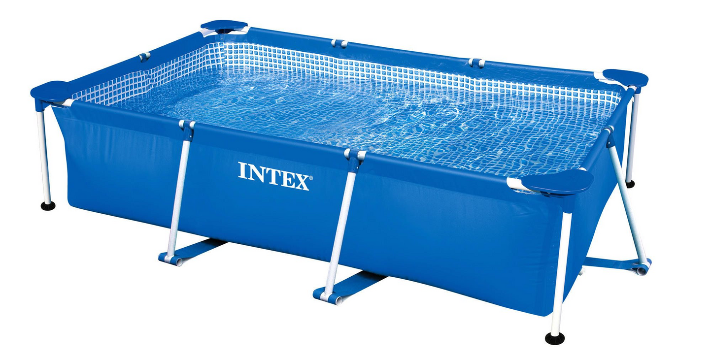 INTEX Small Frame Rectangular Pool ( 8.5ft x 5.2ft x 2.1ft )