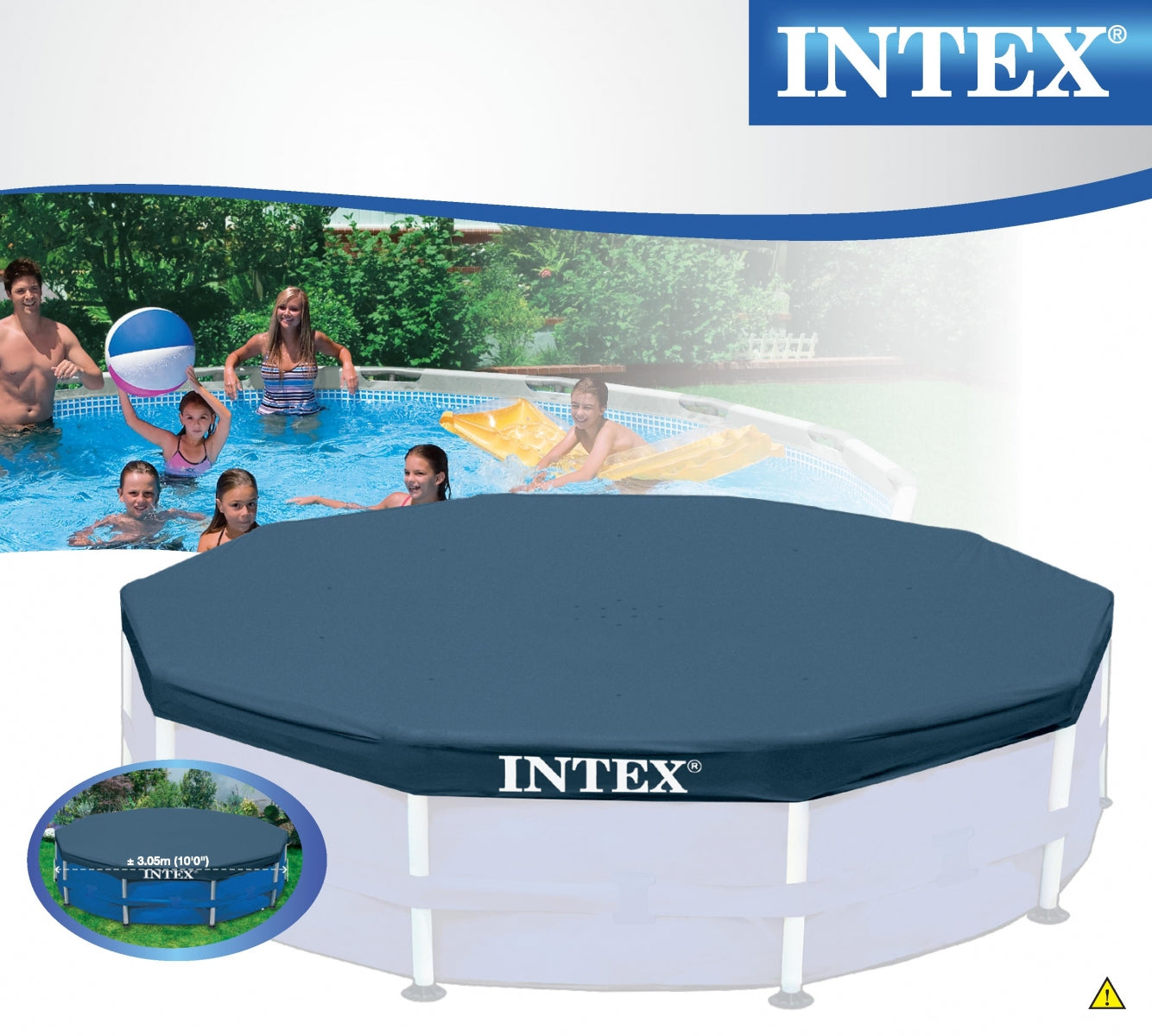INTEX ( 15' x 42" ) Prism Frame Pool With Water Filter Pump "A" Type