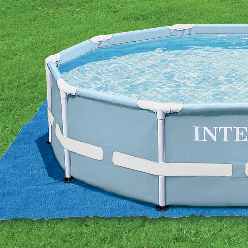 INTEX ( 15' x 48" ) Prism Frame Pool With Water Filter Pump "A" Type , Ladder , Pool Cover & Ground Cloth