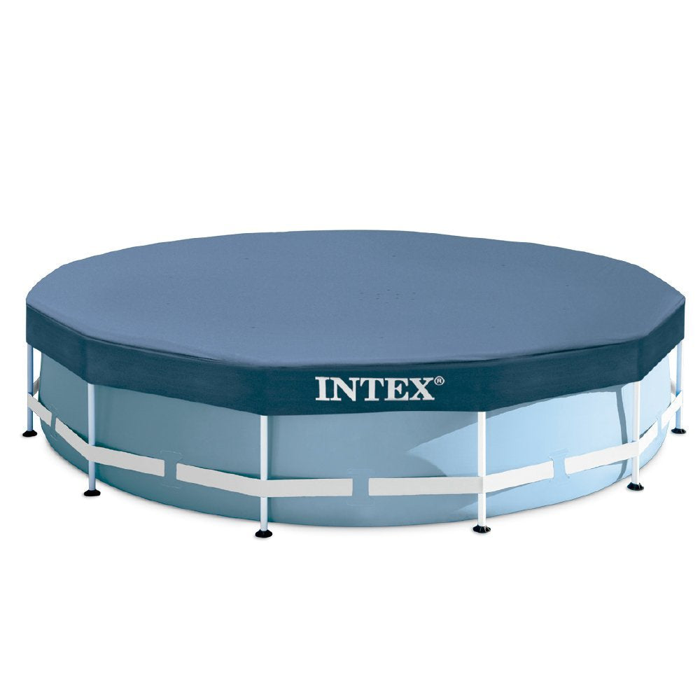 INTEX ( 15' x 48" ) Prism Frame Pool With Water Filter Pump "A" Type , Ladder , Pool Cover & Ground Cloth