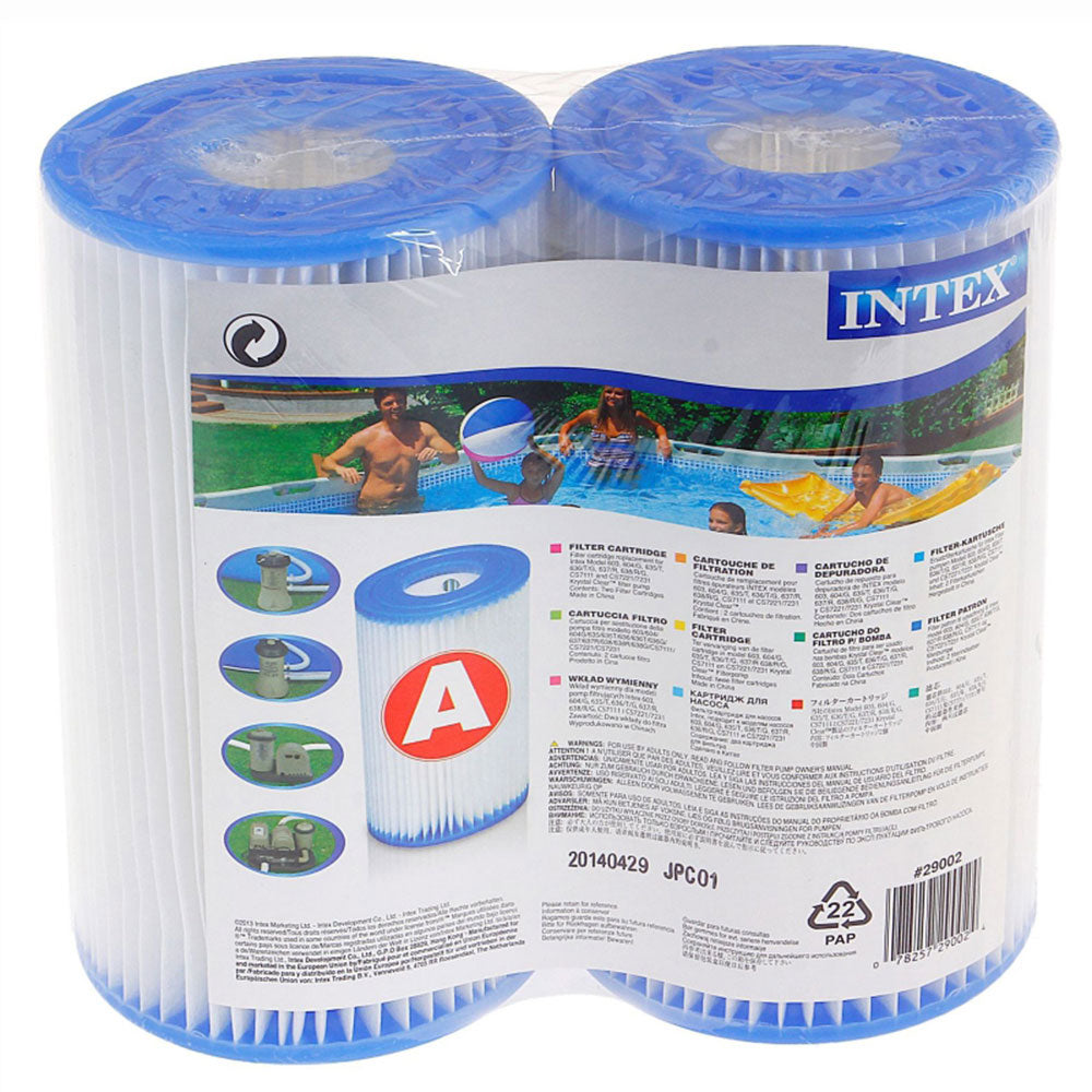 INTEX Filter Cartridge Type "A" For Swimming Pools [Pack of 2Pcs]