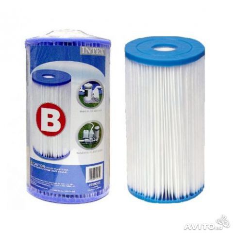 INTEX Filter Cartridge Type "B" (Size 10" x 5.5") For Cartridge Filter Pump