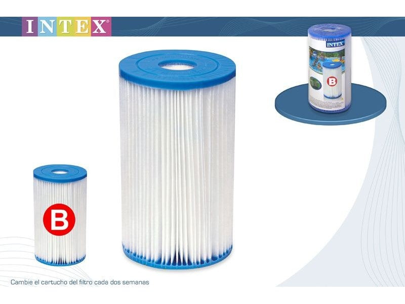 INTEX Filter Cartridge Type "B" (Size 10" x 5.5") For Cartridge Filter Pump