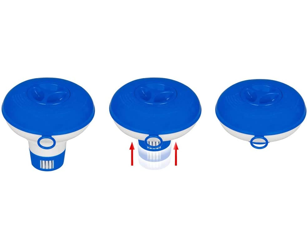 INTEX Floating Chemical Dispenser For Pool and Spa 12.7cm (5") Bromine and Chlorine Tablets