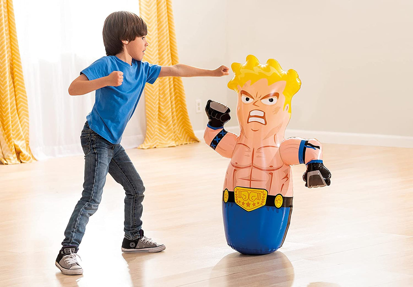 INTEX Fighter 3-D Bop Bags Designs Boxing Punch Bag