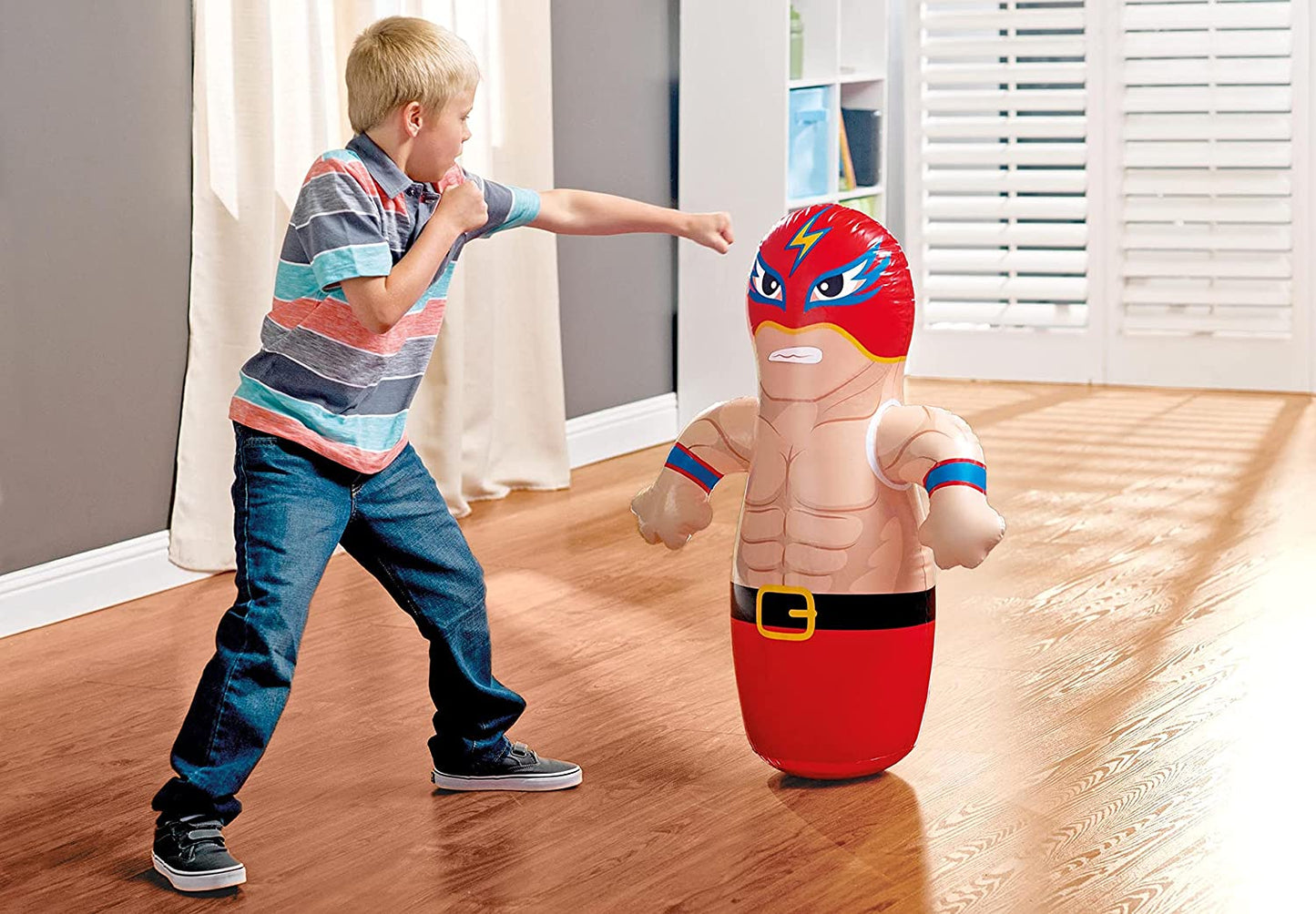 INTEX Fighter 3-D Bop Bags Designs Boxing Punch Bag