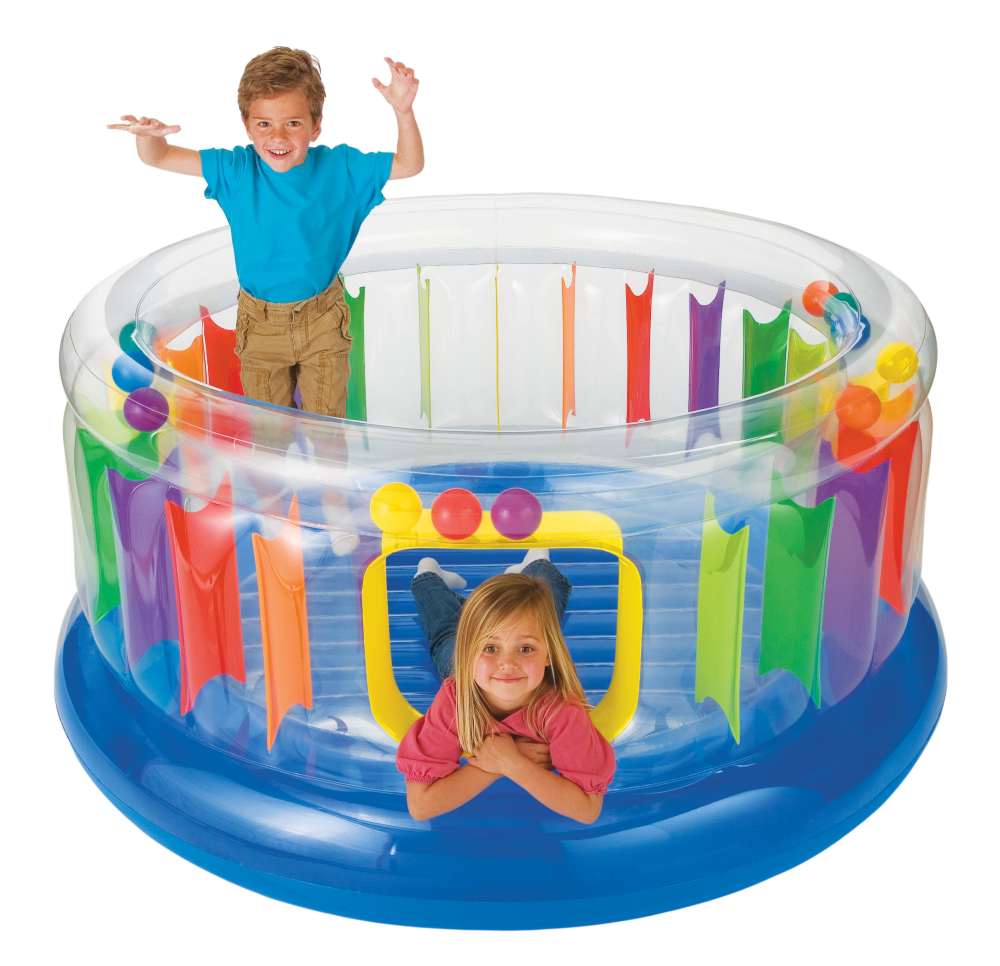 INTEX Jump-O-Lene Transparent Ring Bounce ( 71"X 34" ) 182cm x 86cm