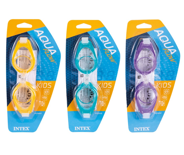 INTEX Aqua Flow Play Goggles For Kids 3-8Y