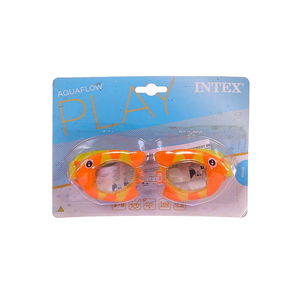 INTEX Junior Animal Fun Goggles 3 Designs 3-8Y