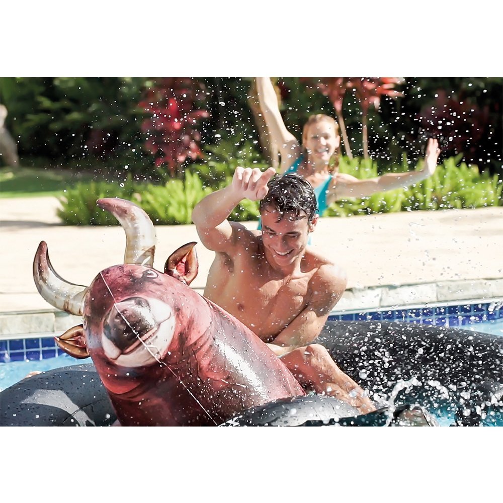 INTEX  Inflat-A-Bull, Inflatable Pool Toy, ( 96" X 77" X 32" )