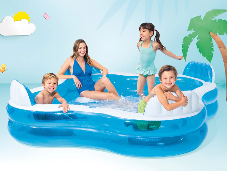 Swim Center Family Lounge Pool ( 90" L x 90 " W x 26 " H)