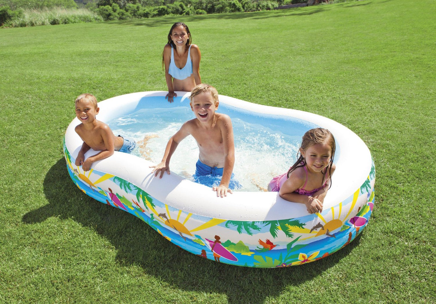 INTEX Swim Center Paradise Pool ( 103" x 63" x 18" )