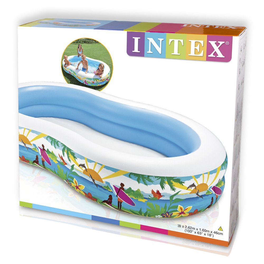 INTEX Swim Center Paradise Pool ( 103" x 63" x 18" )