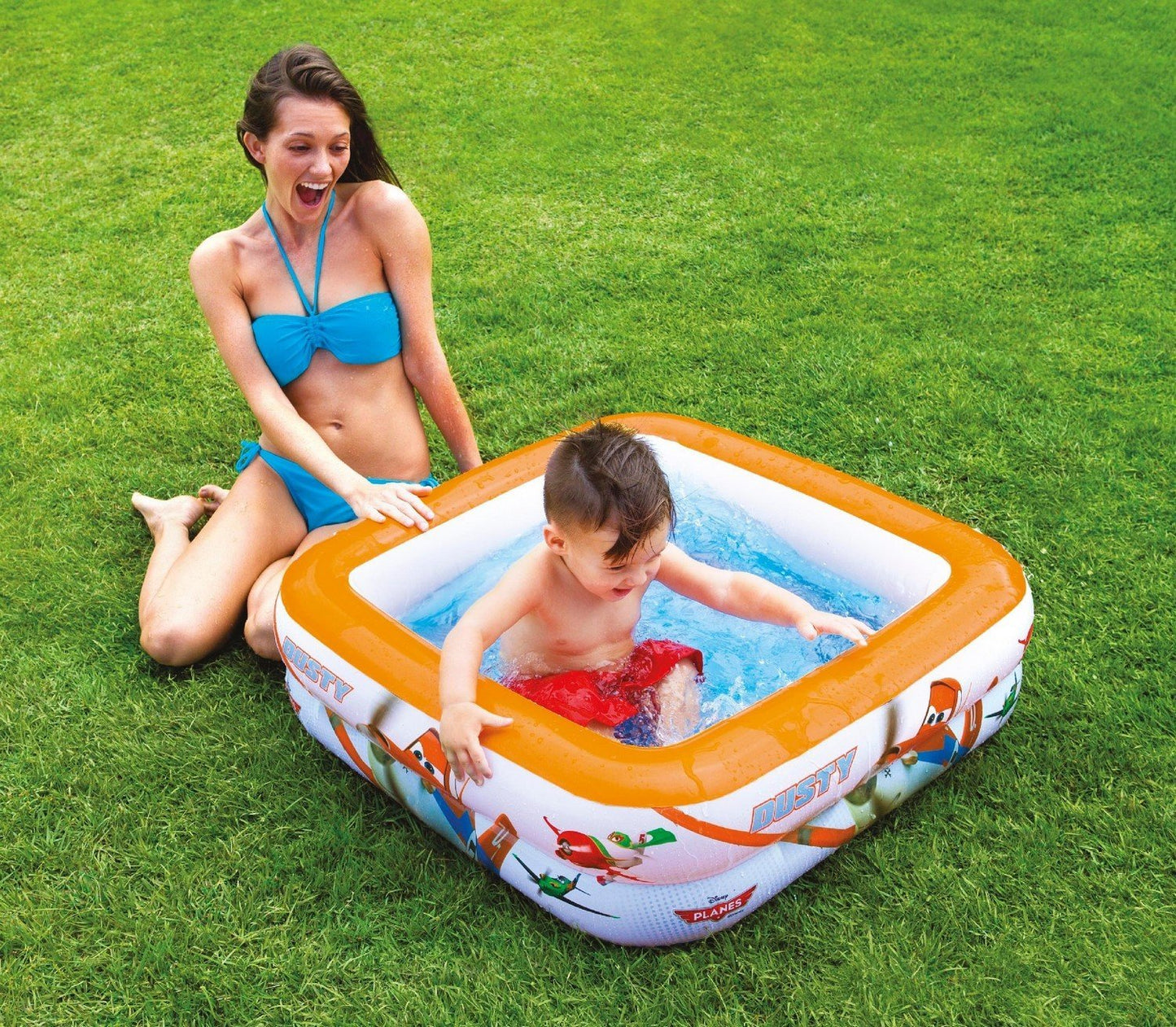 INTEX Planes Play Box Pool ( 33(1/2)'' x 33(1/2)'' x 9'' )