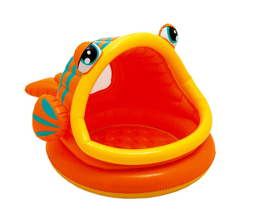 INTEX Lazy Fish Shade Baby Pool ( 49" L x 43" W X 28" H )