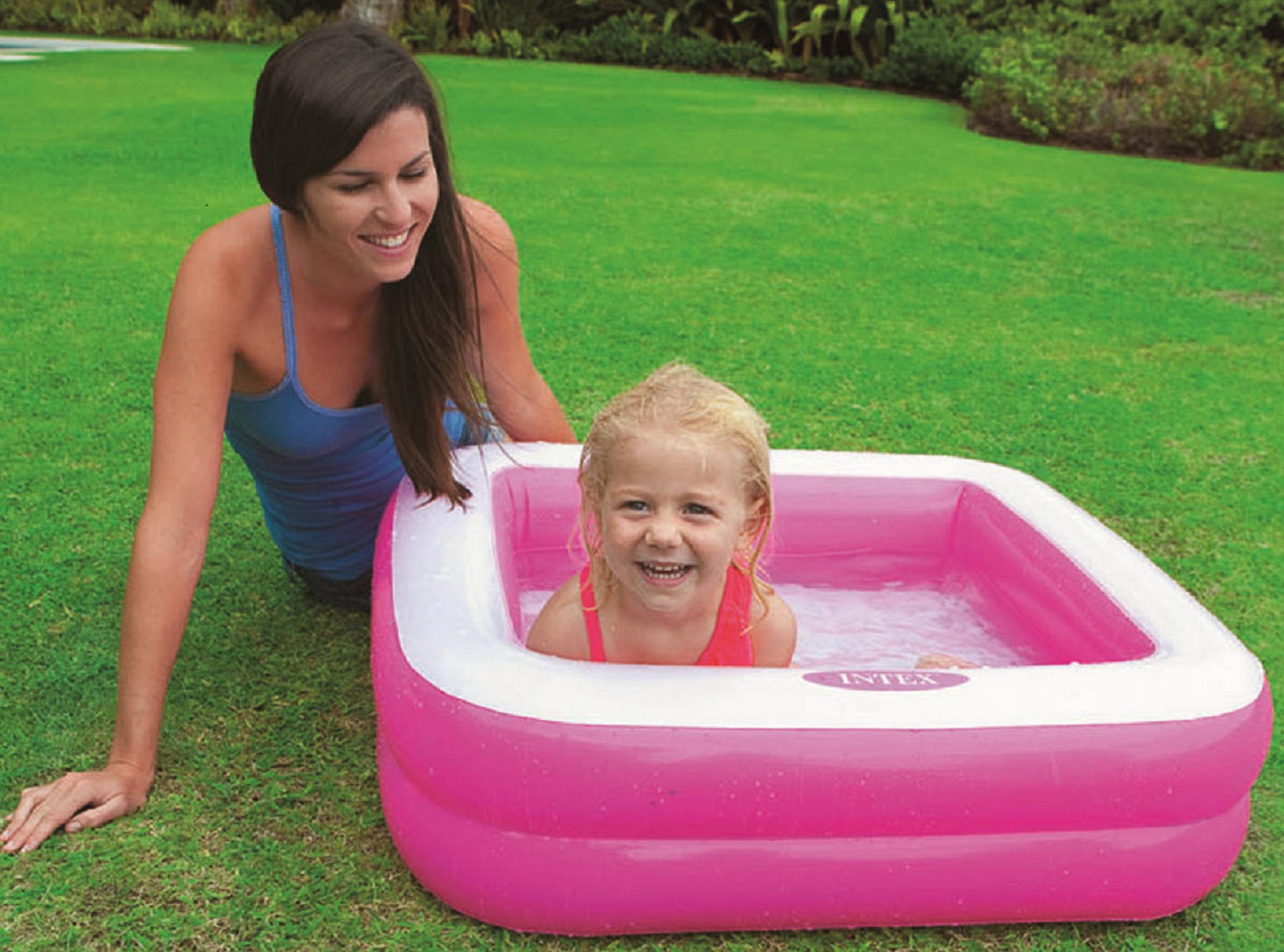 INTEX 33.5" X 33.5" X 9" Play Box Baby Pool Square
