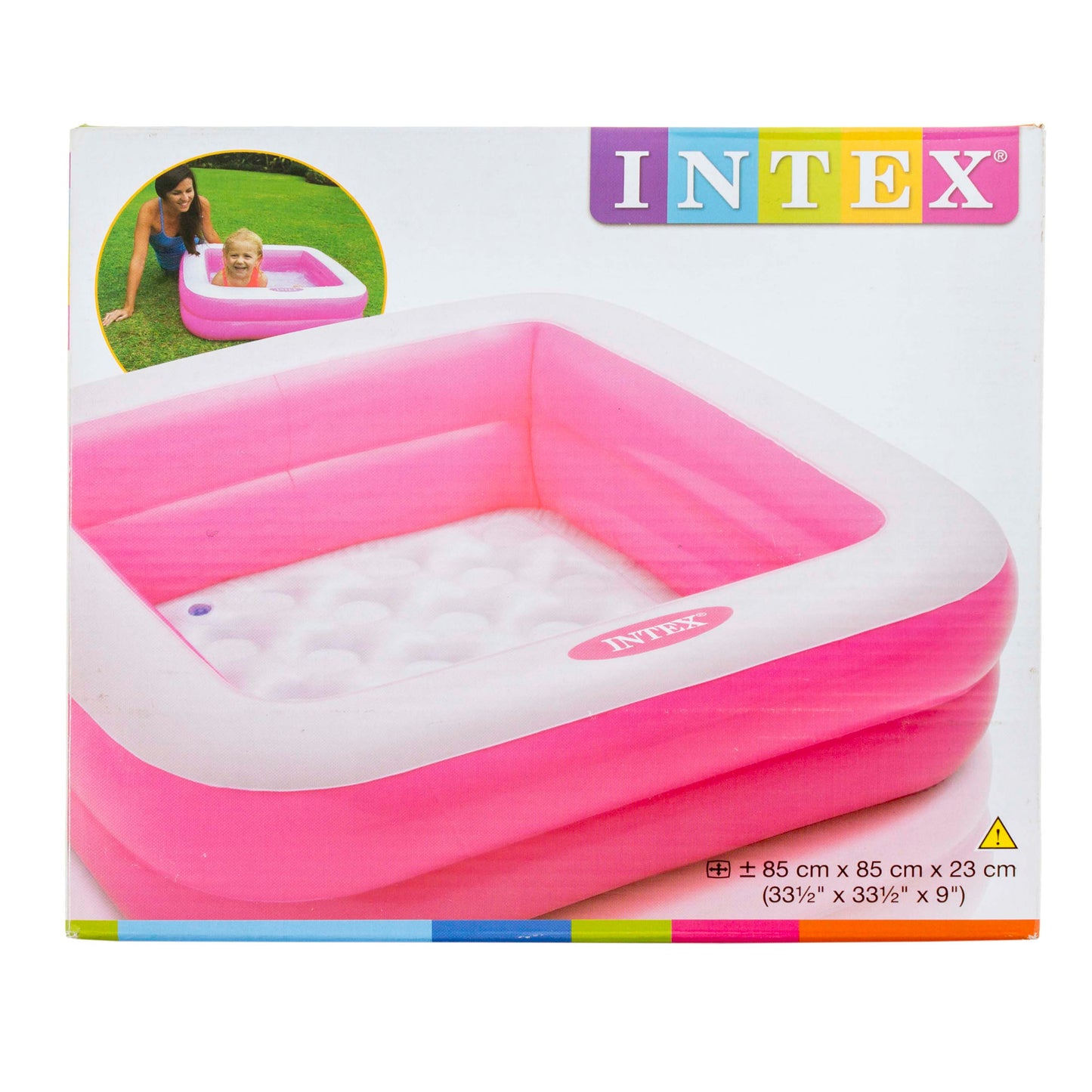 INTEX 33.5" X 33.5" X 9" Play Box Baby Pool Square