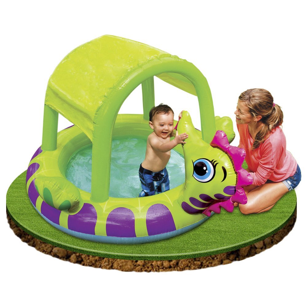INTEX Seahorse Baby Pool ( 74" L x 58" W x 41" H )